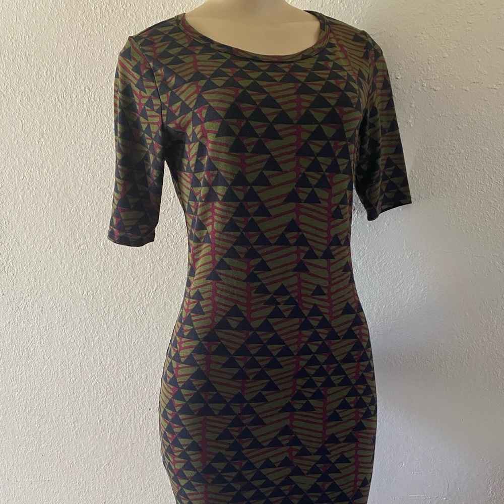 Lularoe dark green dress